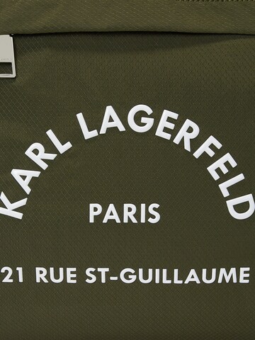 Borsa weekend di Karl Lagerfeld in verde