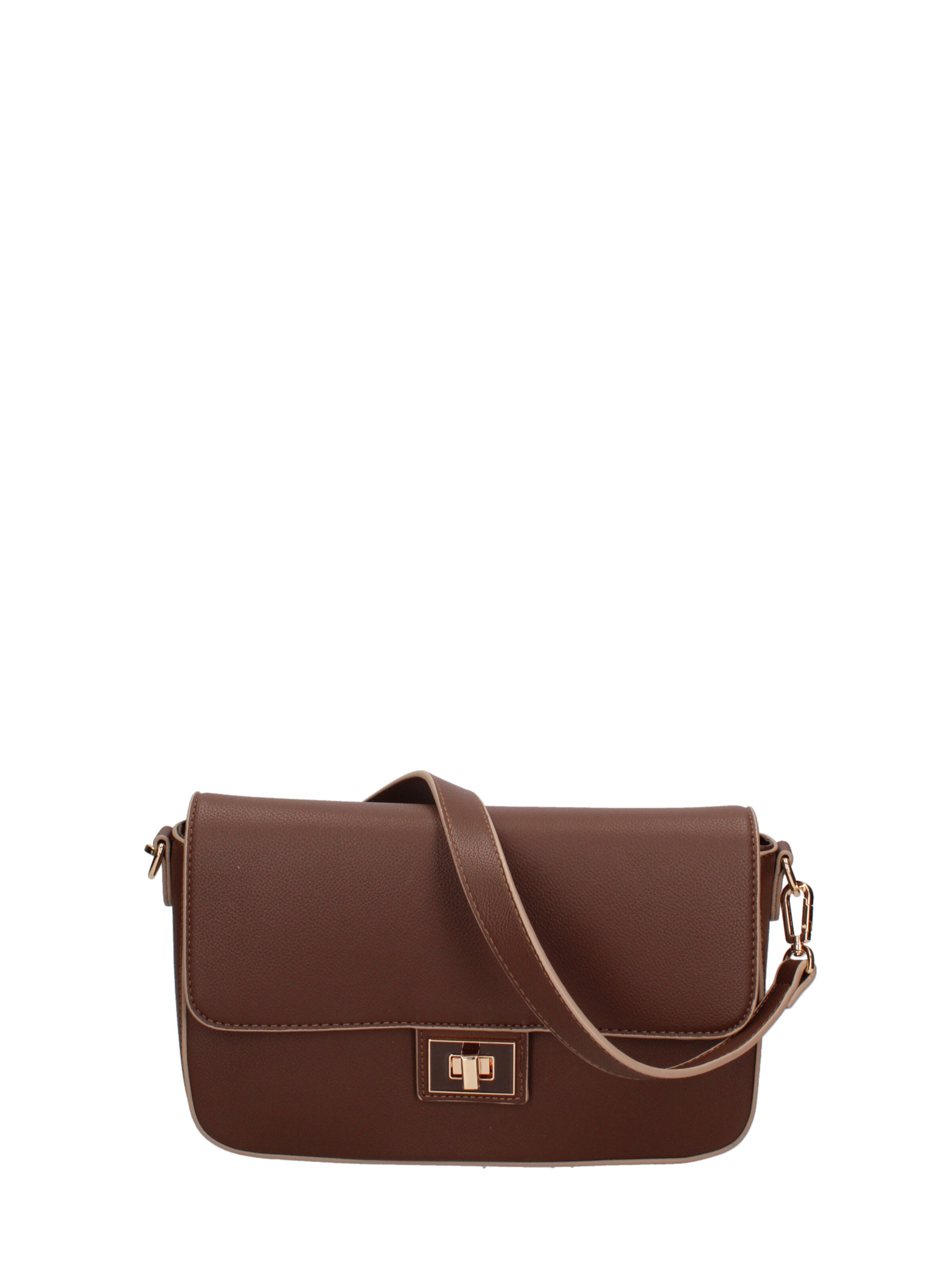 Borsa a spalla 'Borsa a Spalla Donna Amélie Ecopelle - Chiusura Girello' di Diana&Co. in beige: frontale