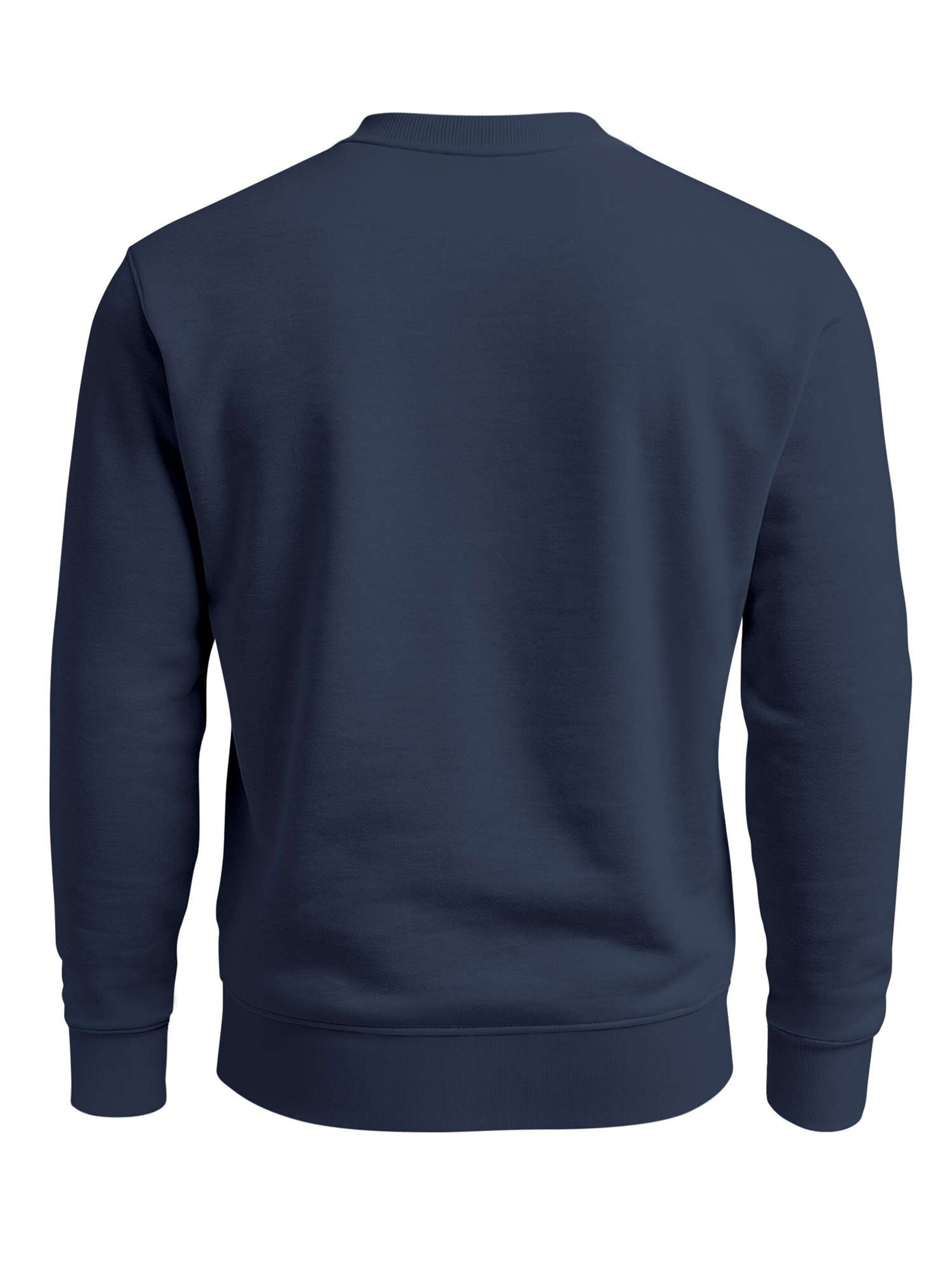 Neverless Sweatshirt 'Kompass' in Blue