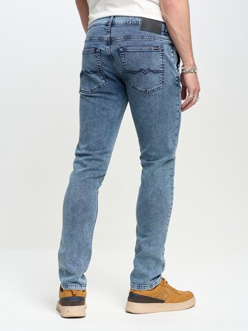 BIG STAR Slimfit Jeans 'Cinar' in Blau