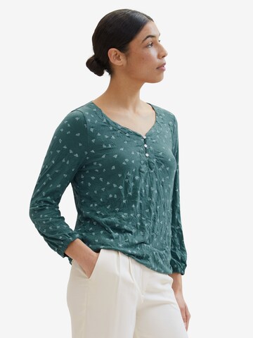 TOM TAILOR - Blusa em verde