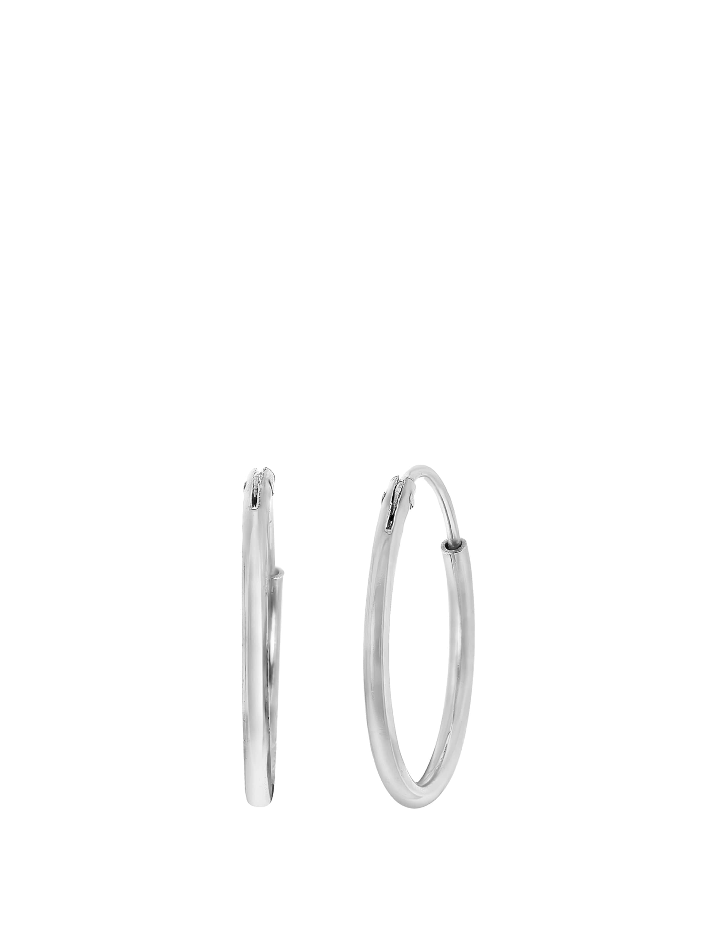 Lucardi Oorbellen in Zilver: voorkant