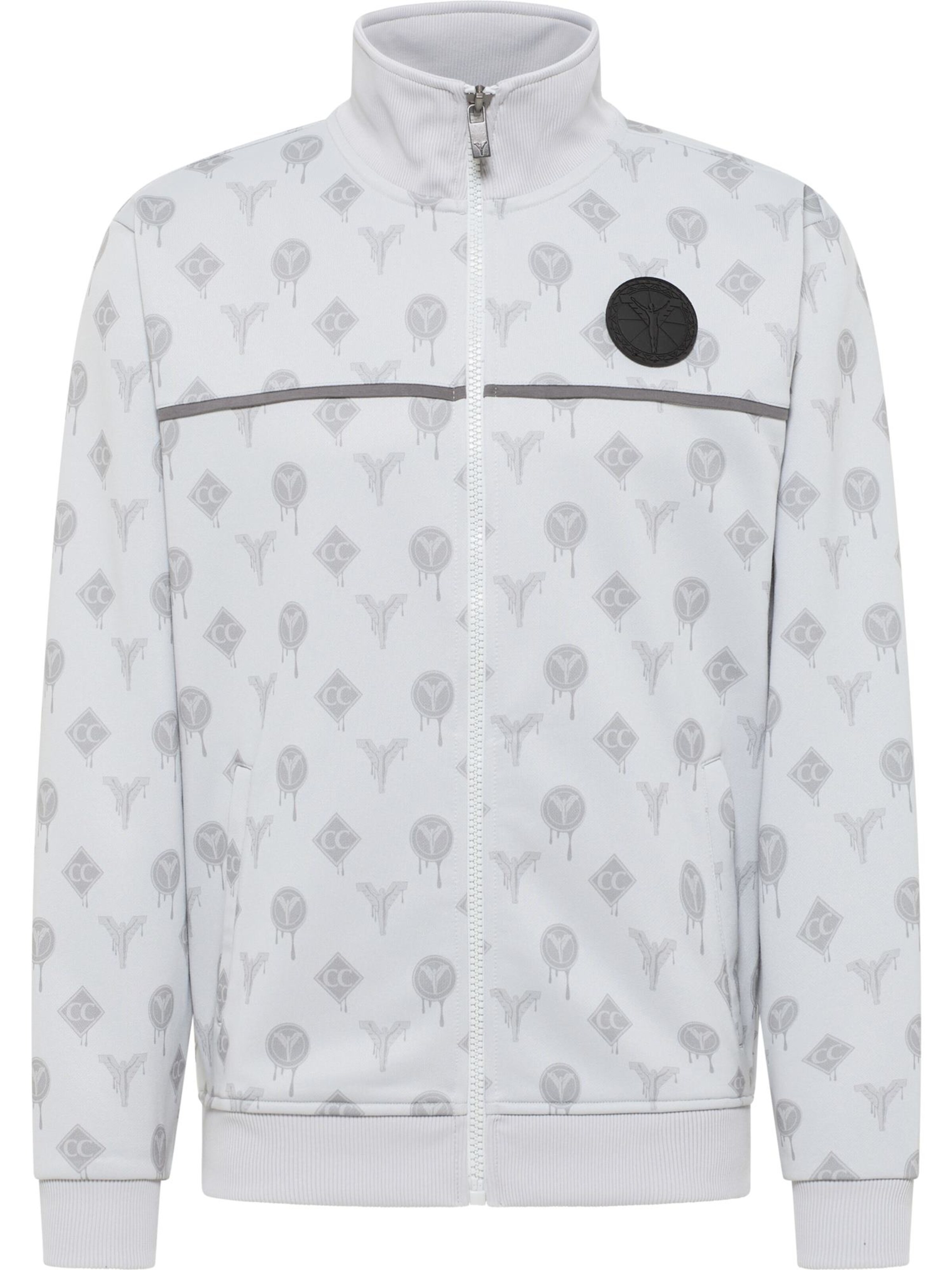 Veste de survêtement 'Delponte' Carlo Colucci en gris : devant