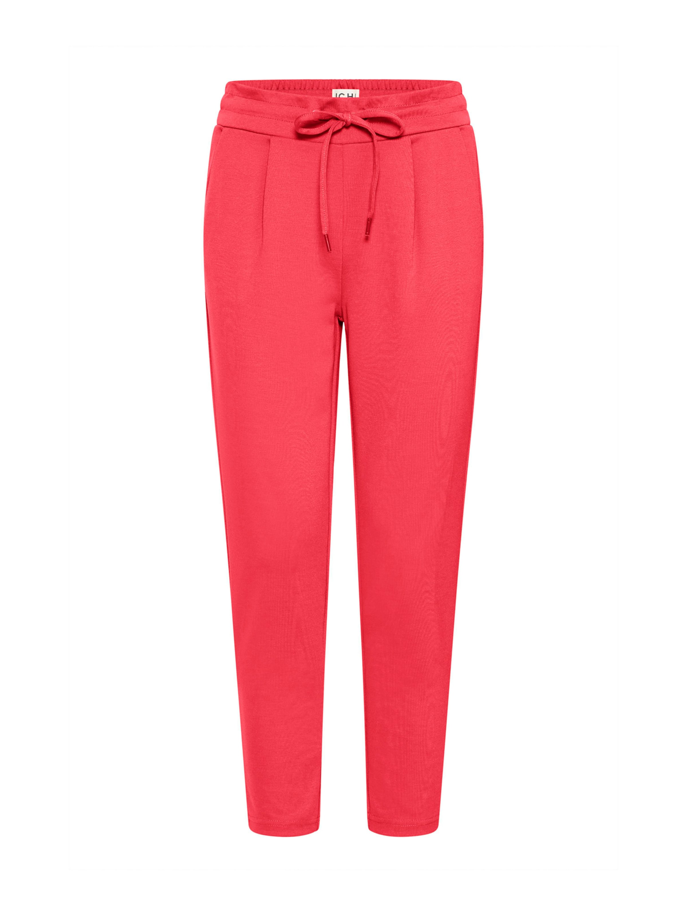 ICHI - Tapered Pantalón plisado 'IHKATE' en rosa: frente