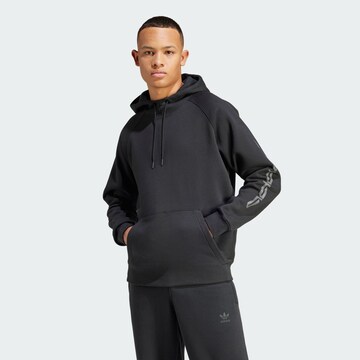 ADIDAS ORIGINALS Sweatshirt in Black: front