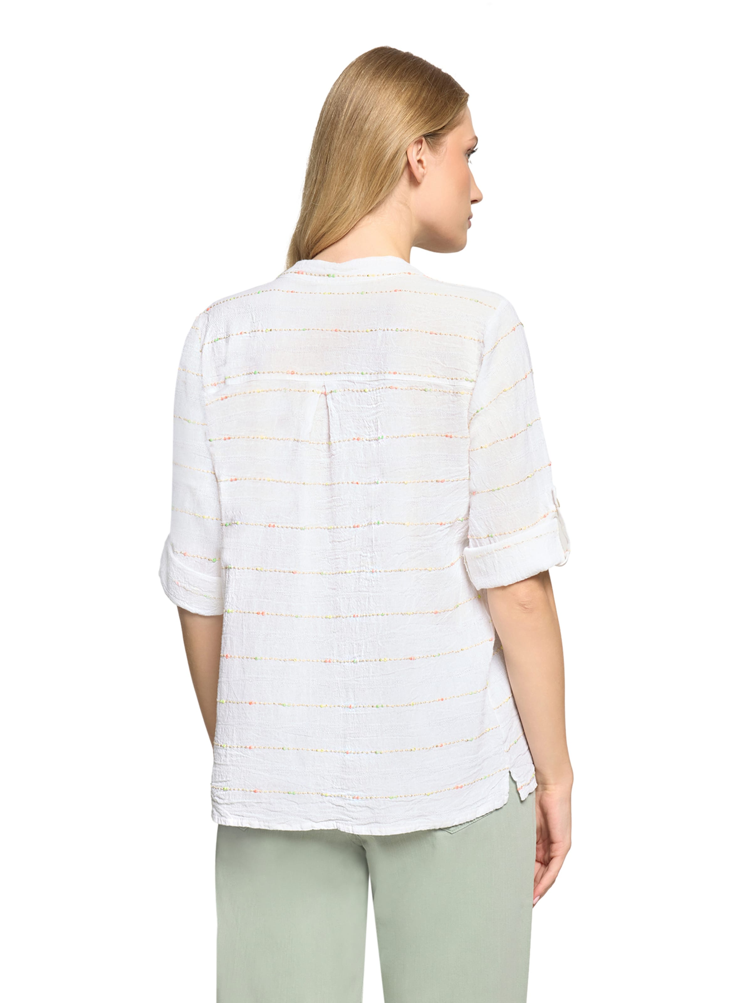 Chemisier Cartoon en blanc