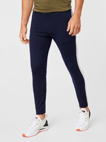 Skinny Pantaloni sportivi di ICEBREAKER in blu: frontale