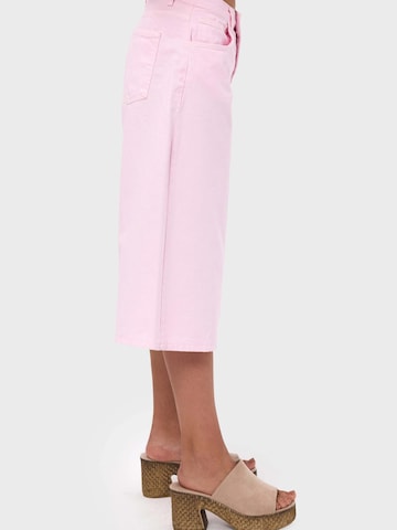 IT'S BASIC Baggy Jeans 'BAGGY BERMUDA SHORT' in Pink