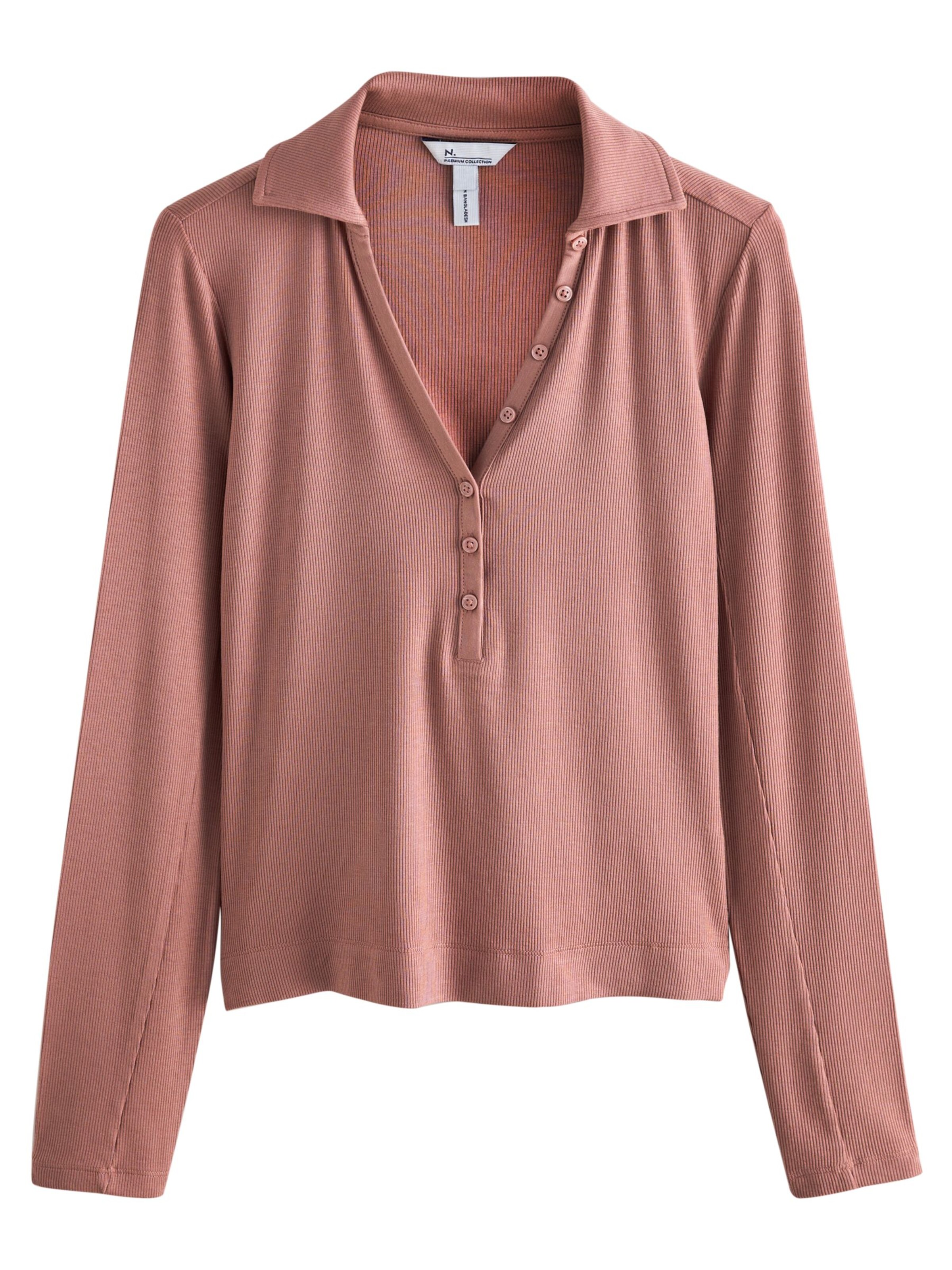 Next Poloshirt in Pink: Vorderseite