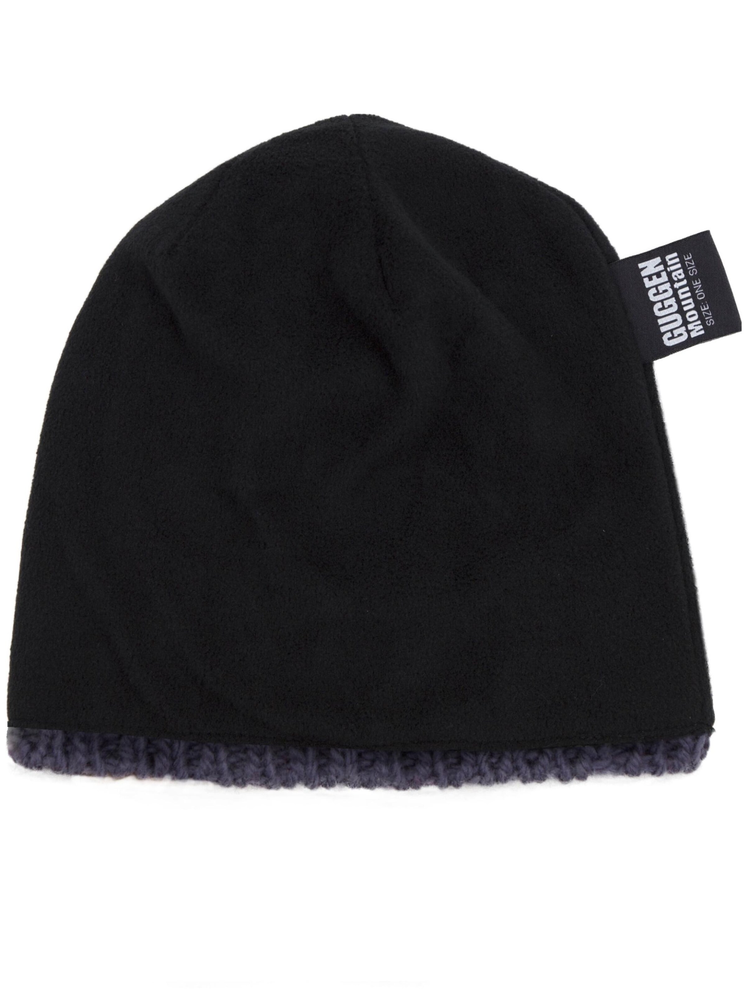 Guggen Mountain Mütze 'Mütze K013 Wintermütze mit Bommel und leichtem Fleecefutter'‌ in Rot