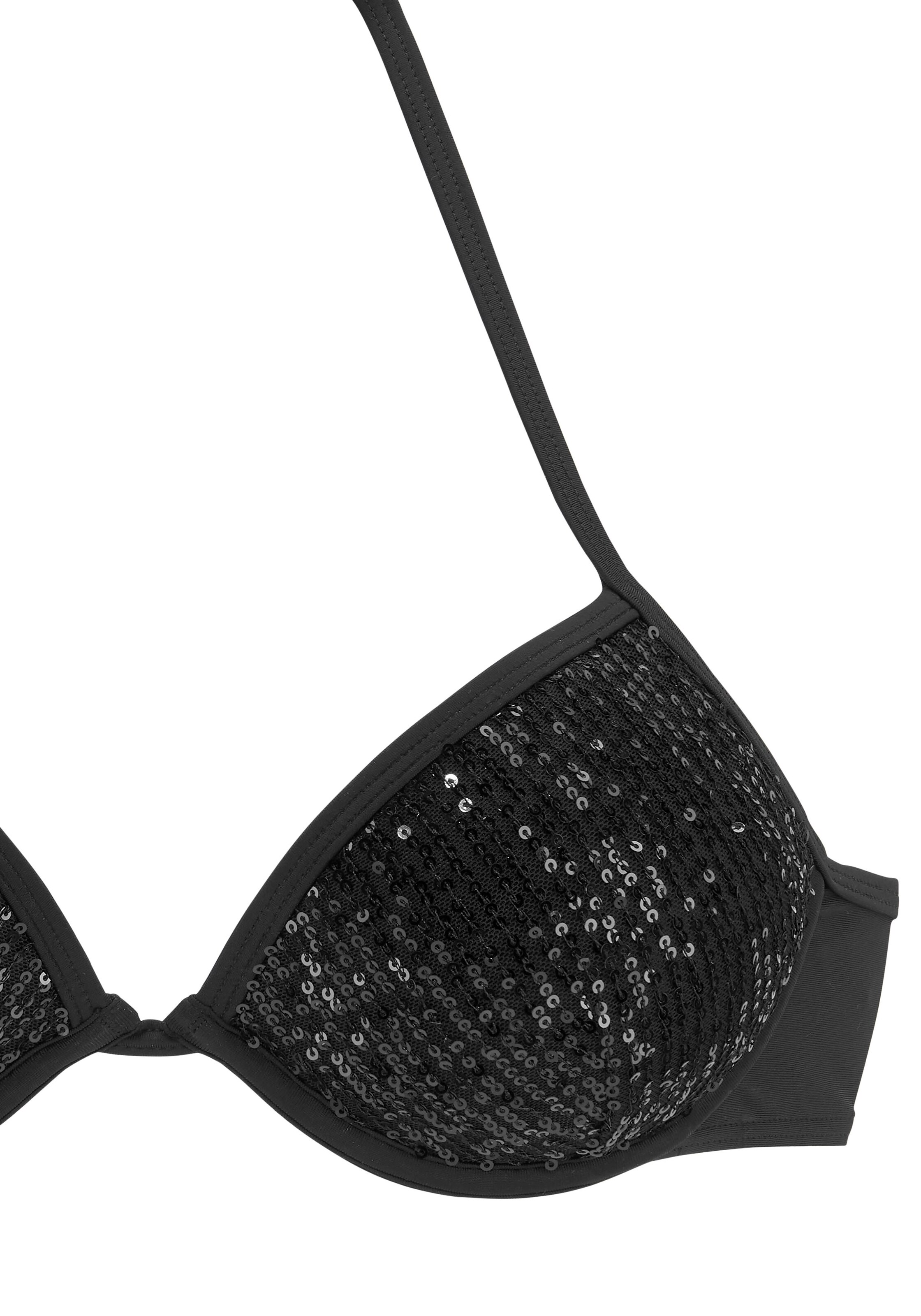 Bruno Banani Push-up Bikini in Black