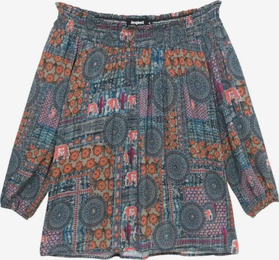 Camicia da donna 'KALIMA' Desigual di colore petrolio / colori misti, Visualizzazione prodotti