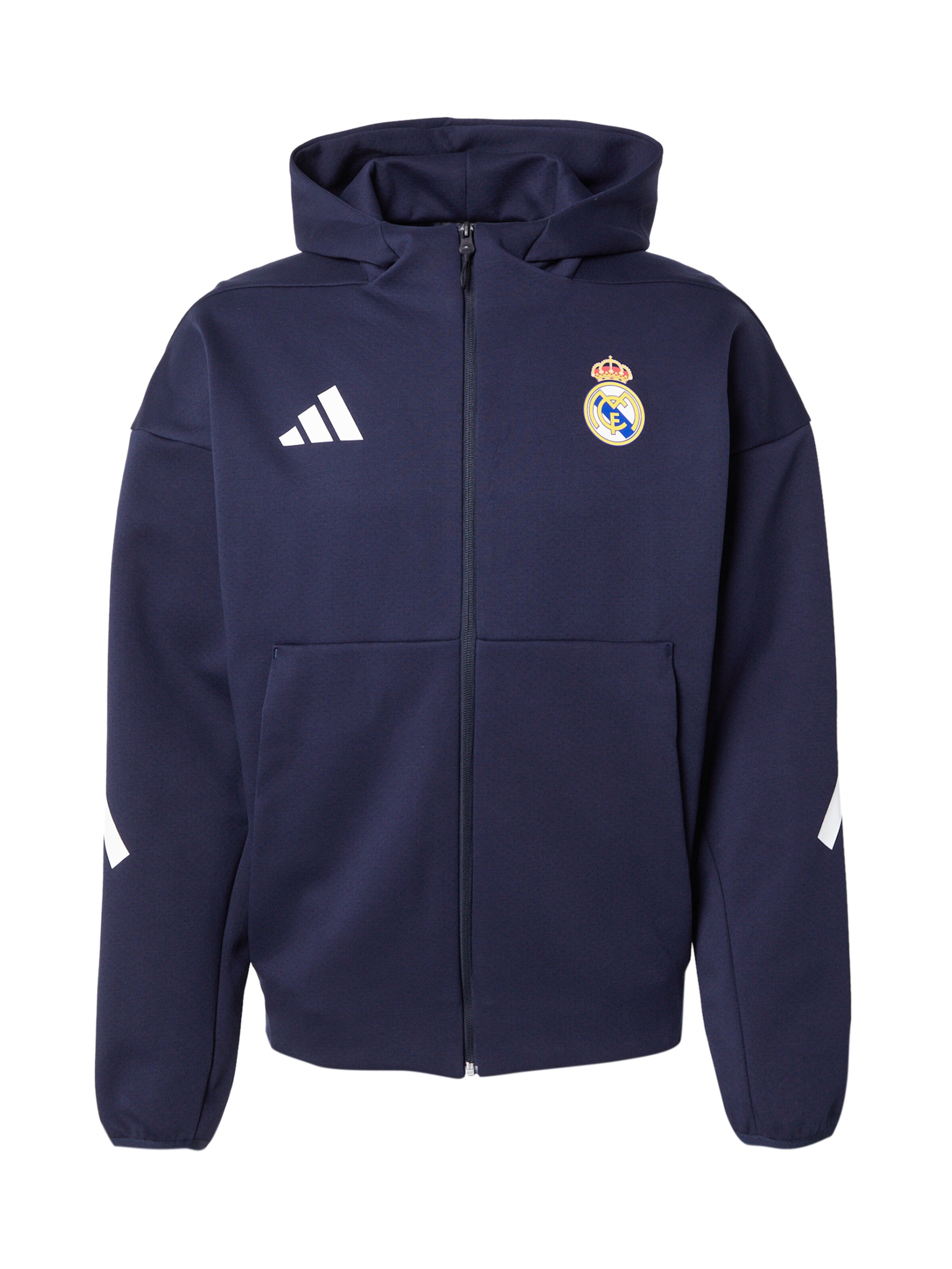 ADIDAS PERFORMANCE Športová bunda 'Real Madrid Z.N.E. Anthem' - Modrá: predná strana