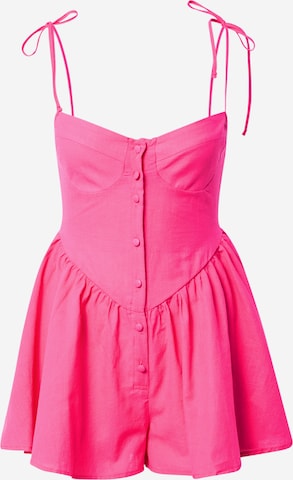 Trendyol Jumpsuit in Pink: front