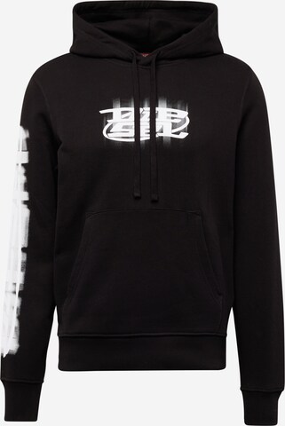 Sweat-shirt 'GINN' DIESEL en noir : devant