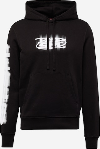 DIESEL Sweatshirt 'GINN' in Black: front