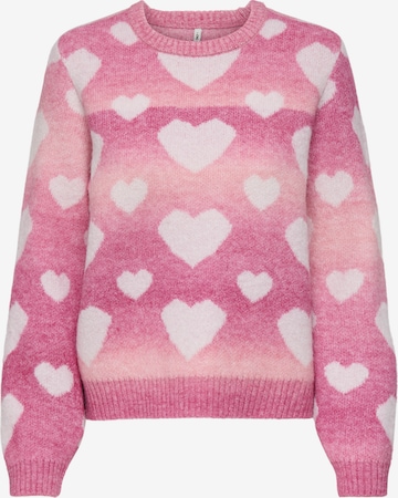 ONLY Pulover 'ONLAIDA' | vijolična barva: sprednja stran