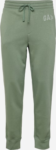 GAP Tapered Broek 'HERITAGE' in Groen: voorkant