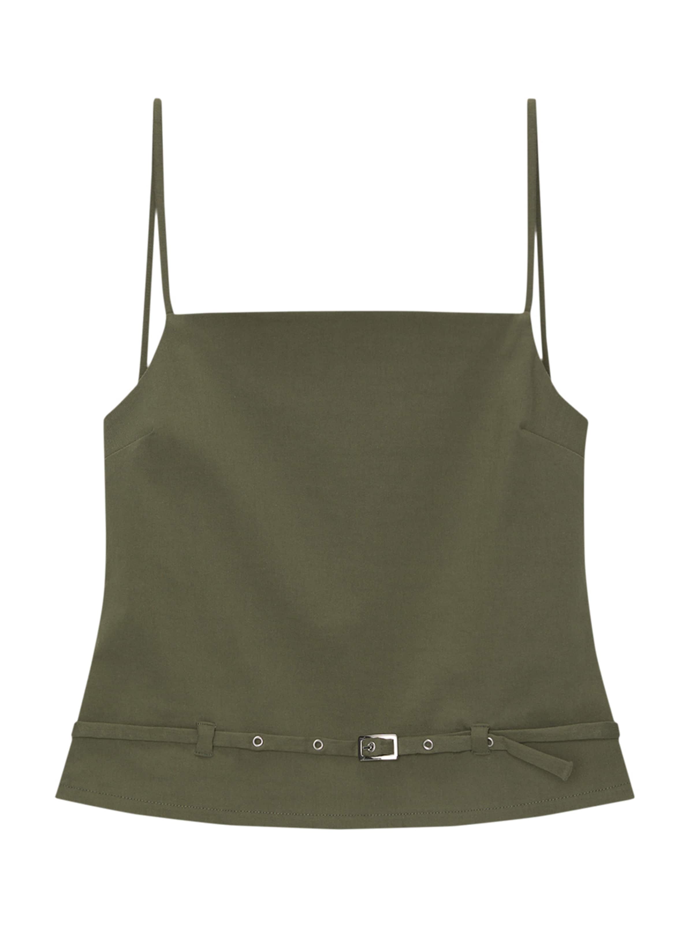 Pull&Bear Top in Green: front