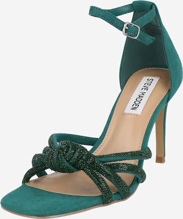 STEVE MADDEN Strap Sandals 'REDAZZLE' in Green: front