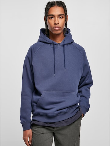 Urban Classics Sweatshirt in Blue: front