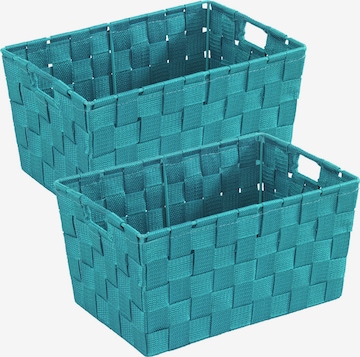 Wenko Box/Basket 'Adria' in Blue: front