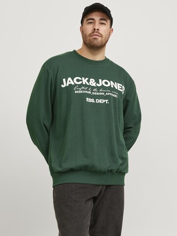 Sweat-shirt Jack & Jones Plus en vert : devant