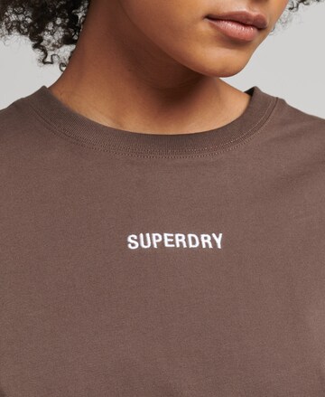 T-shirt Superdry en marron