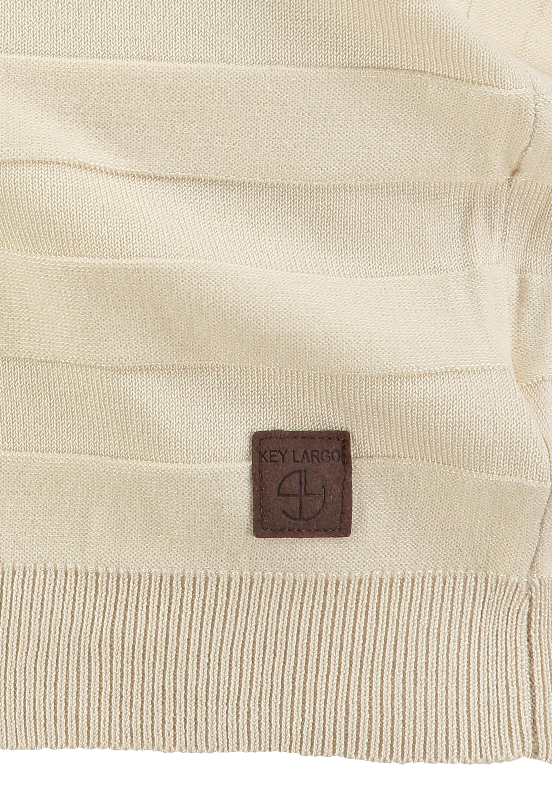 Key Largo T-shirt 'DOCK' i beige