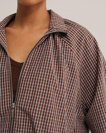 WE Fashion - Chaqueta de entretiempo en marrón