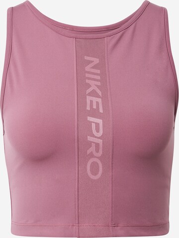 NIKE Sporttop in Lila: voorkant