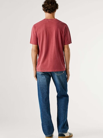 T-Shirt 'MEYER' Pepe Jeans en rouge