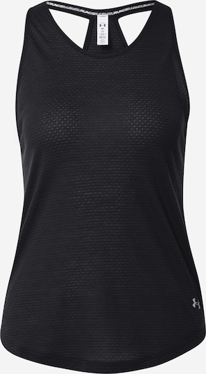 UNDER ARMOUR Haut de sport 'Streaker' en gris argenté / noir, Vue avec produit