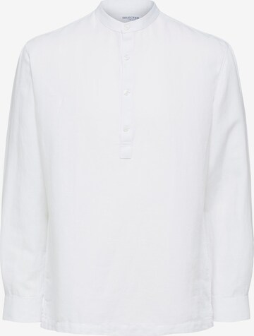 SELECTED HOMME Regular fit Button Up Shirt 'REGRICK' in White: front