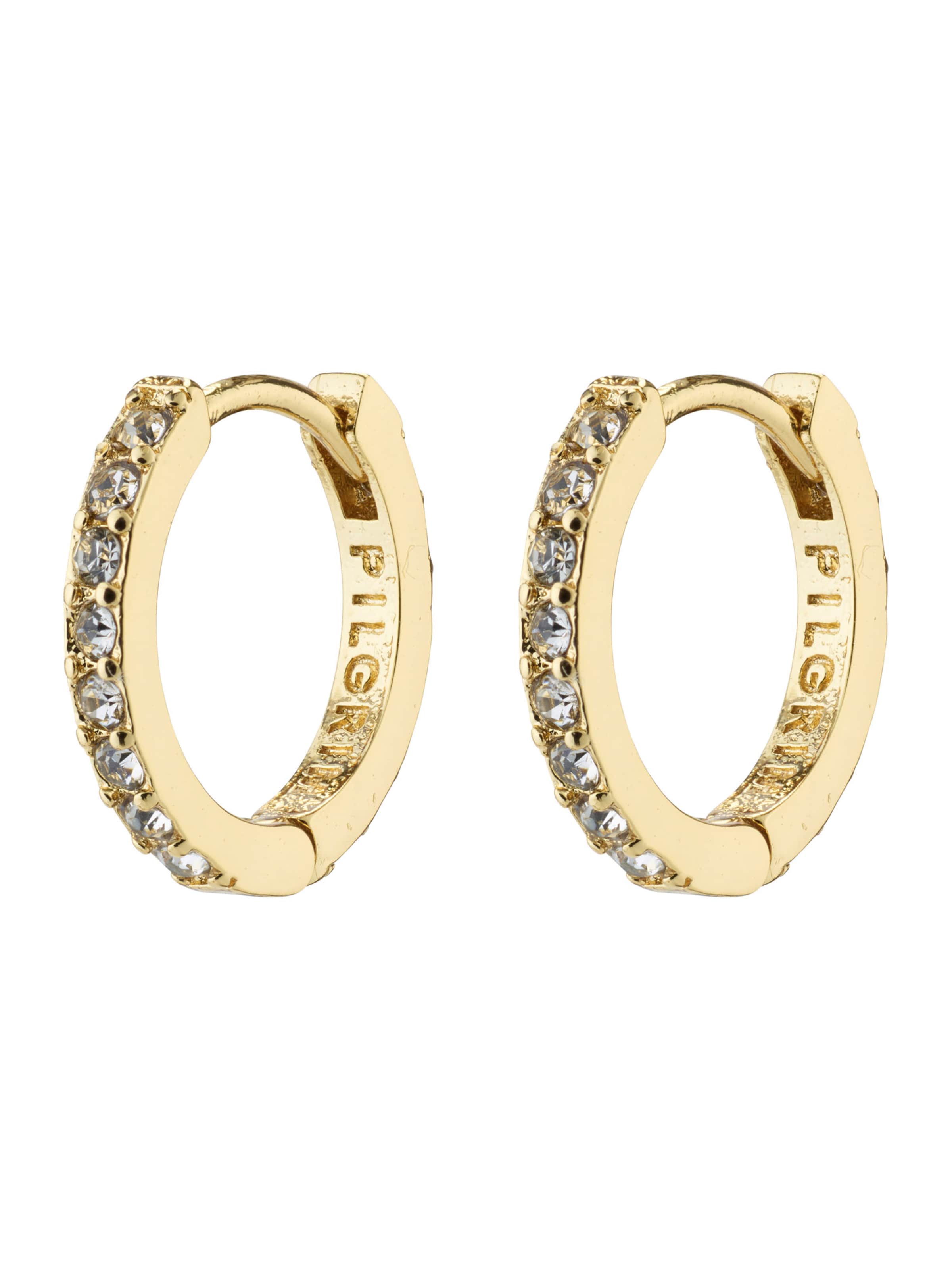 Pilgrim Kolczyki 'EBNA' w kolorze złoty: przód