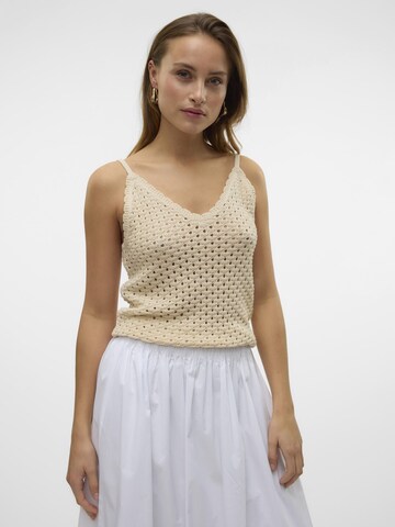 VERO MODA Knitted top 'VMRegina' in White