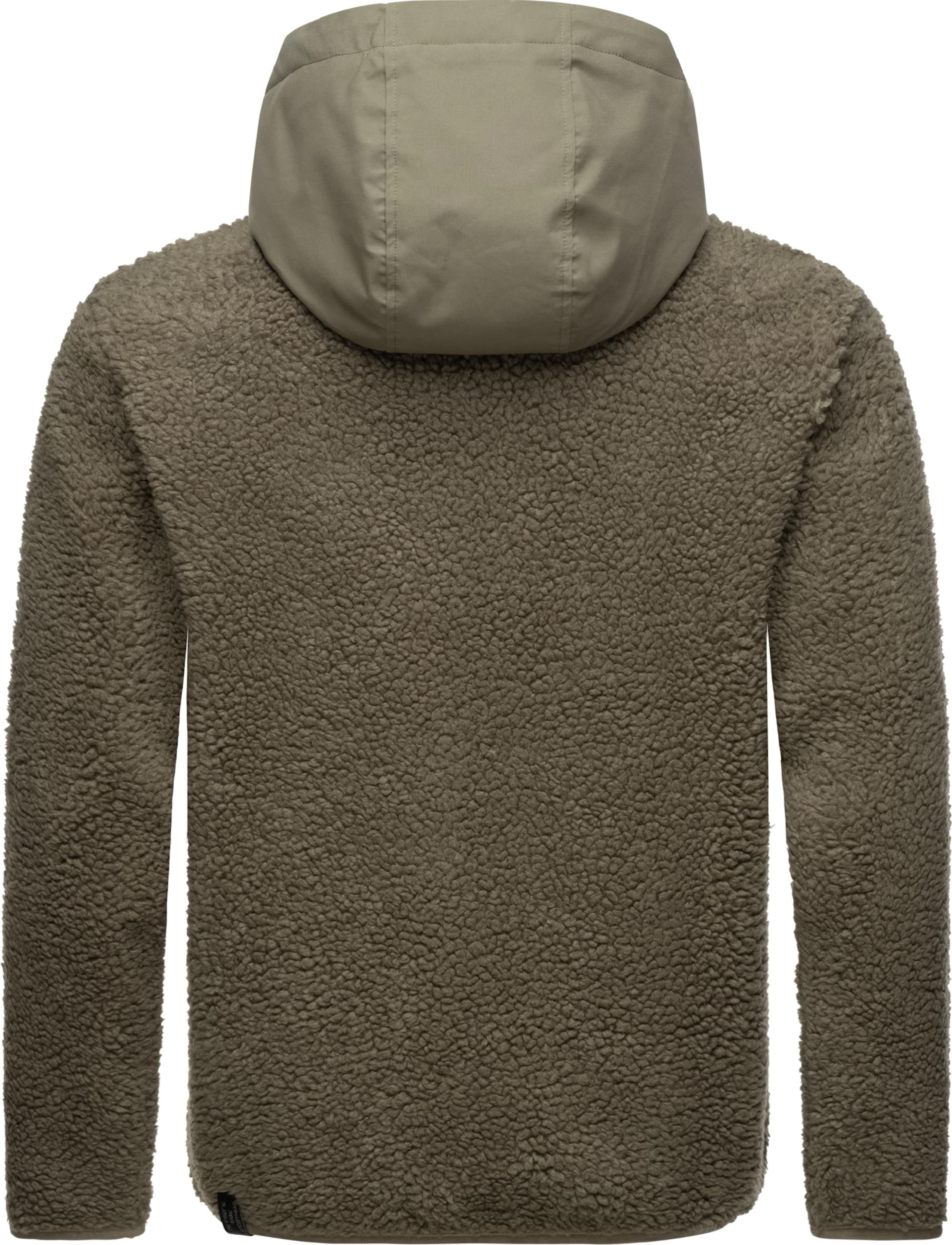 Ragwear Λειτουργική ζακέτα φλις 'Adar' σε πράσινο