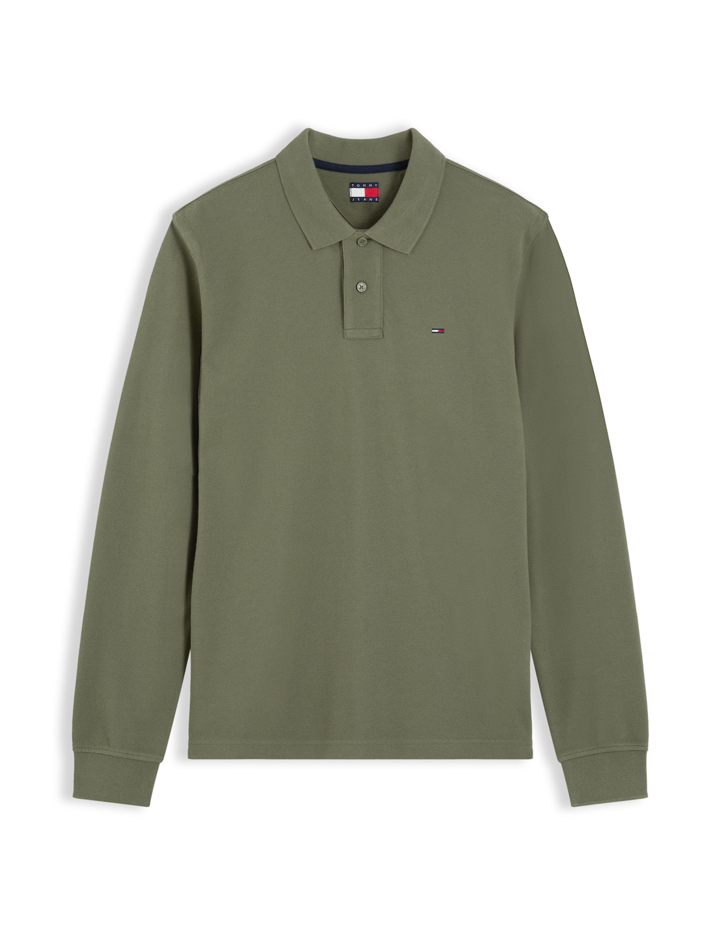 Tommy Jeans Bluser & t-shirts 'ESS' i XS i oliven, Produktvisning