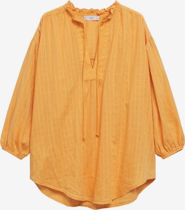 MANGO Blouse in Yellow: front