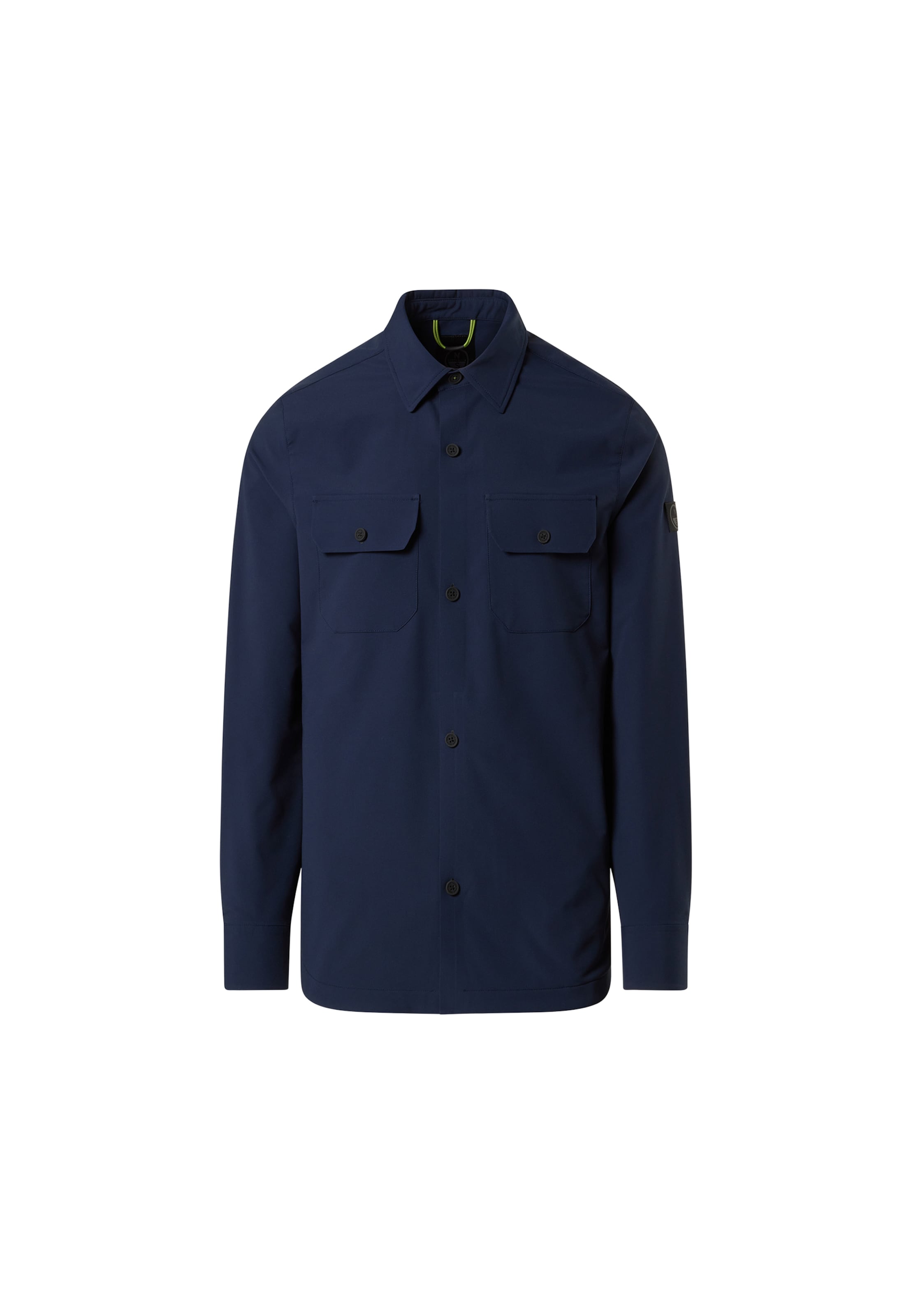 Coupe regular Chemise North Sails en bleu : devant