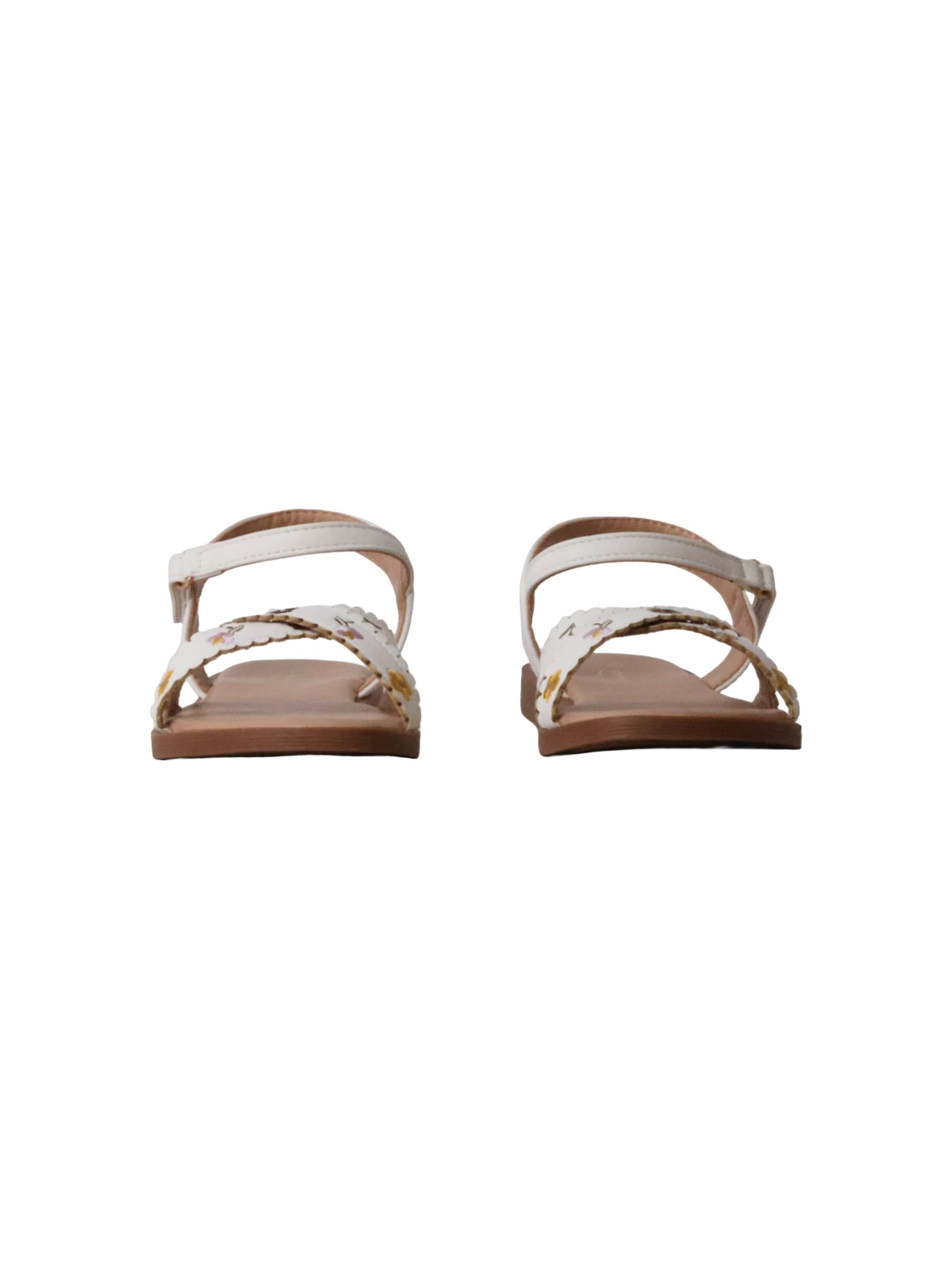 Super Mode Sandale 'Kindersandalen mit Klettverschluss'‌‌‌‌‌‌‌‌ in Weiß