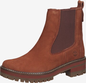 TIMBERLAND Chelsea Boots 'Courmayeur Valley' in Rot: predná strana