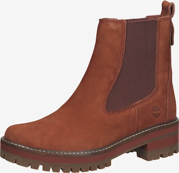 TIMBERLAND Chelsea Boots 'Courmayeur Valley' in Red: front