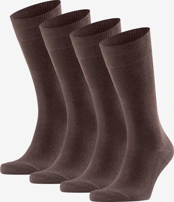 FALKE Socks in Brown: front