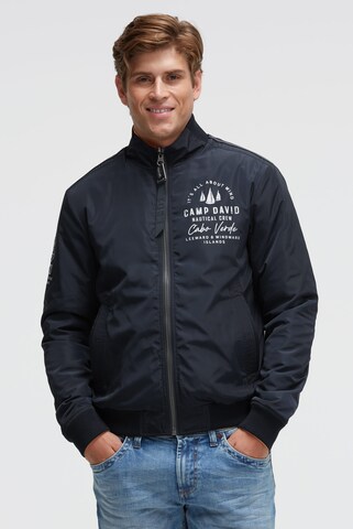 CAMP DAVID Winter Jacket in Blue: front