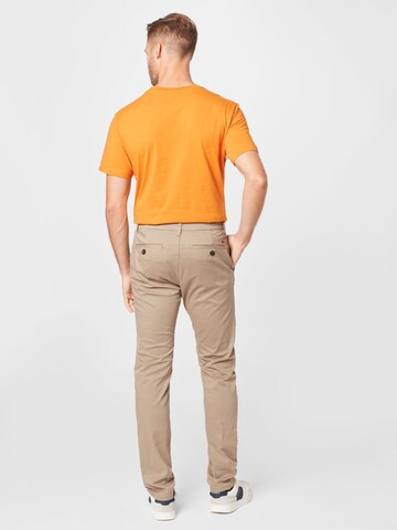 Coupe slim Pantalon chino 'Tavis' TOM TAILOR en beige