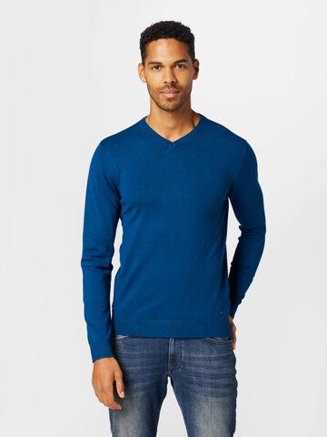 Petrol Industries Pullover in Blau: predná strana