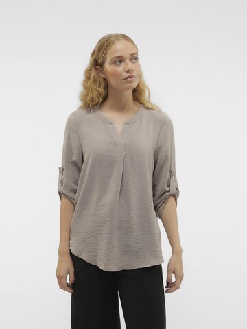 VERO MODA Blouse in Grijs: voorkant