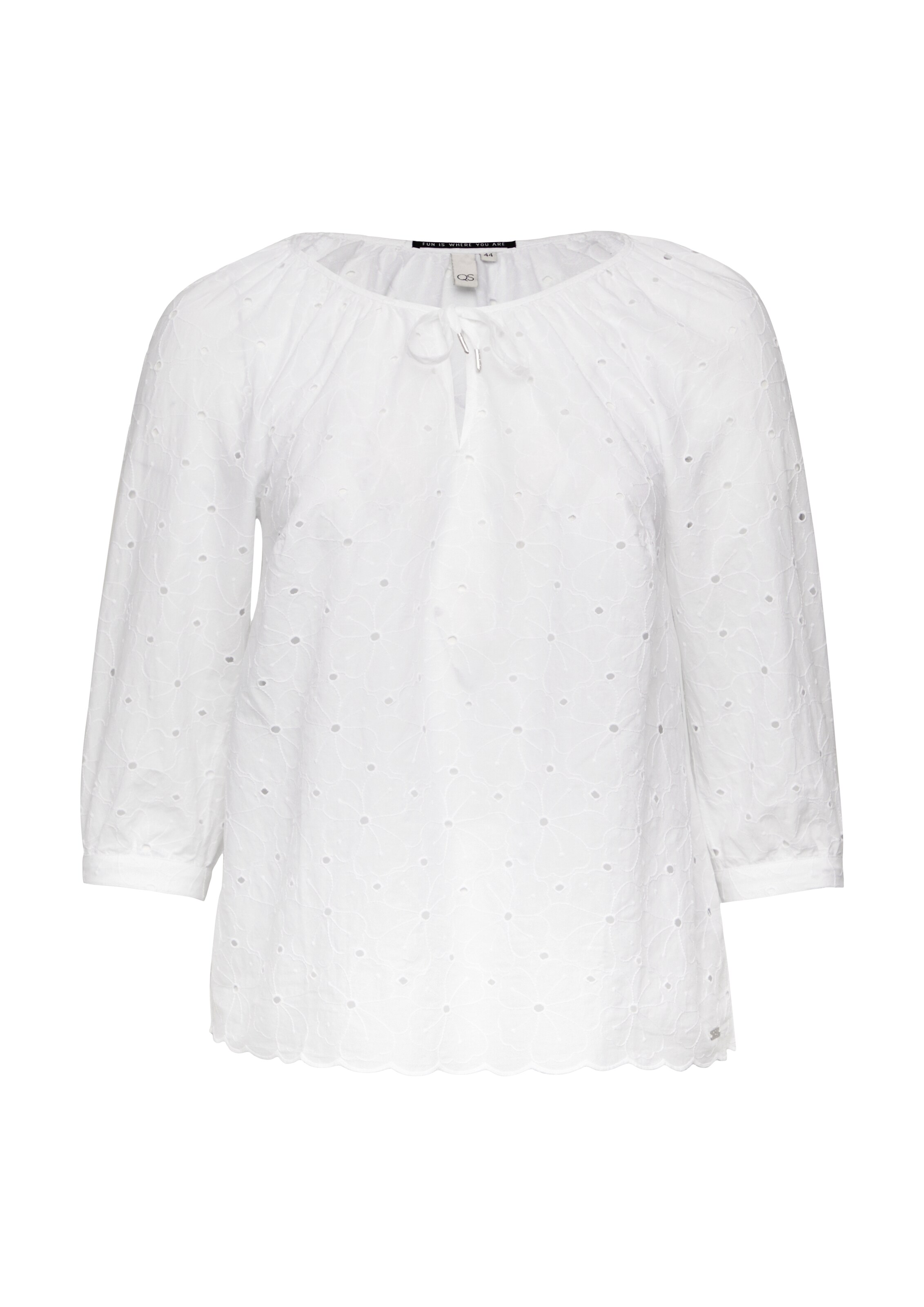 QS Bluse in Weiß: Vorderseite