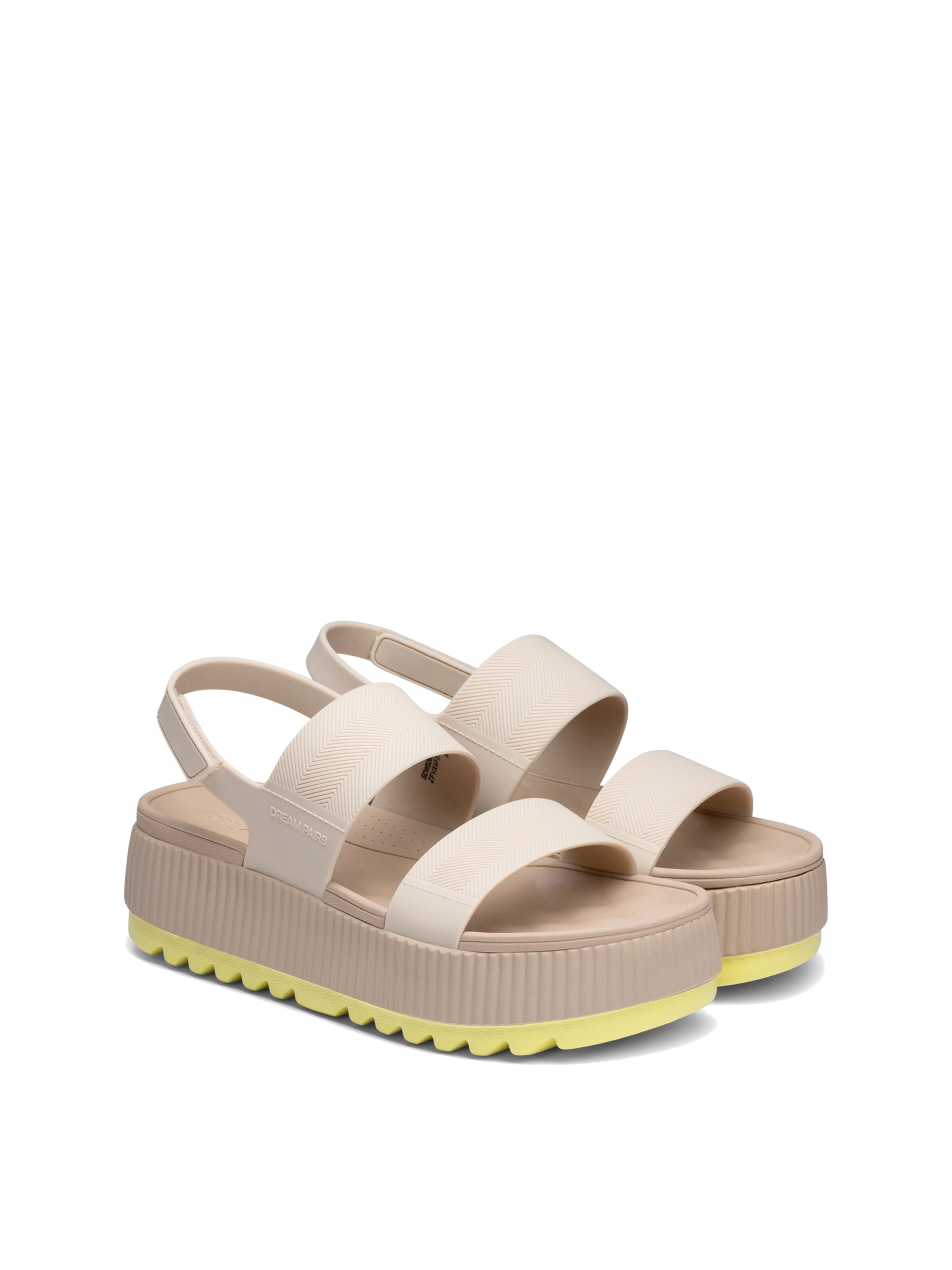 Dream Pairs Sandal i beige